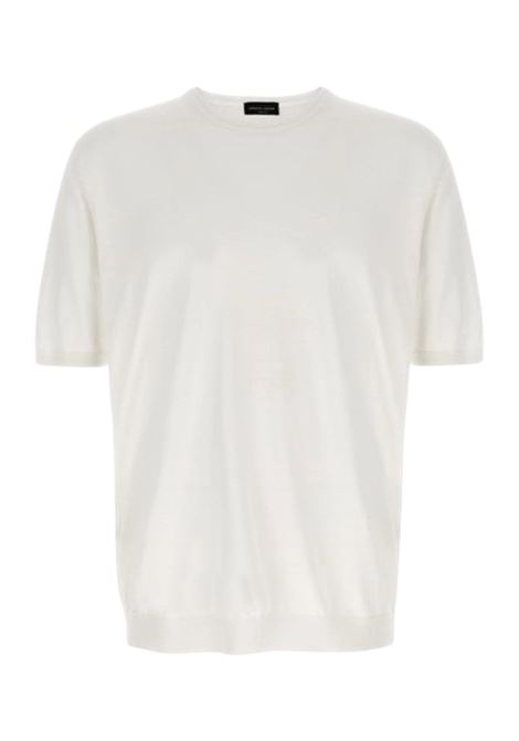 crew-neck t-shirt man ecù ROBERTO COLLINA | RB10021RB1002